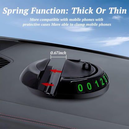 The Ultimate Dashboard Slip-N-Slide: Keep Your Stuff from Going on a Joyride with this Sticky Pad of Wonders (Brown & Silver - Now with Extra Spinning Action!)